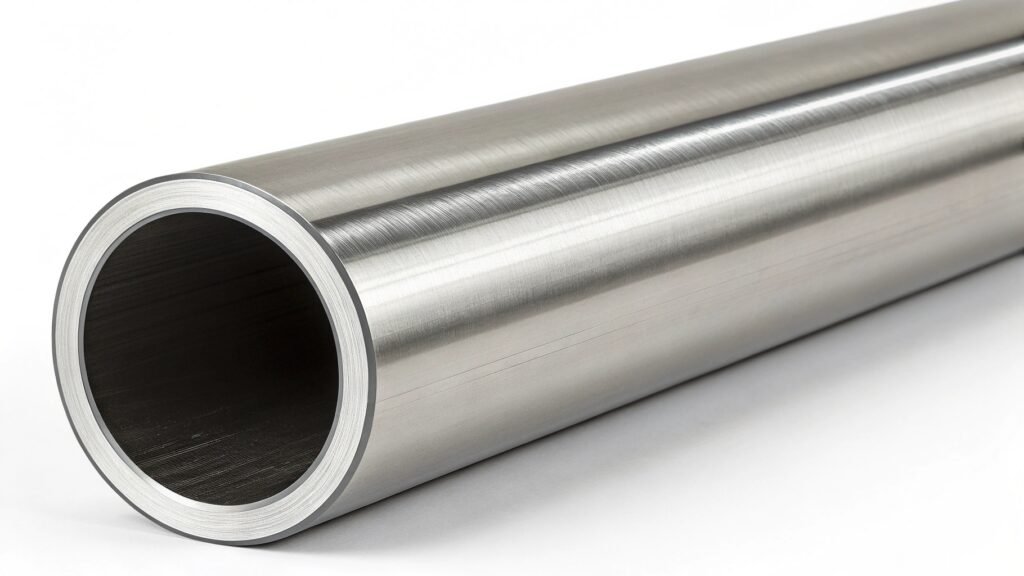 alt text: Comparison showing a 1-inch nominal pipe next to a 1-inch OD tube, highlighting the OD difference